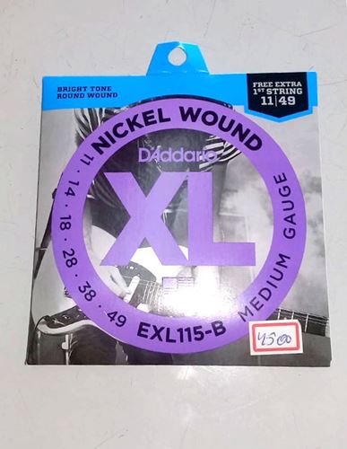 Cordas Para Guitarra Daddario Xl Exl115-b